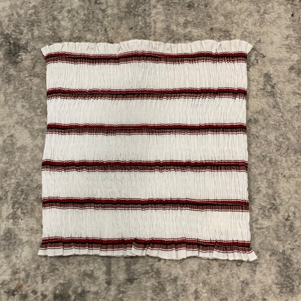 Striped tube top, XS
